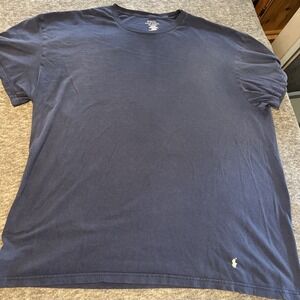 Polo Ralph Lauren Blue Cotton Crew Neck T-Shirt XXL 2xl